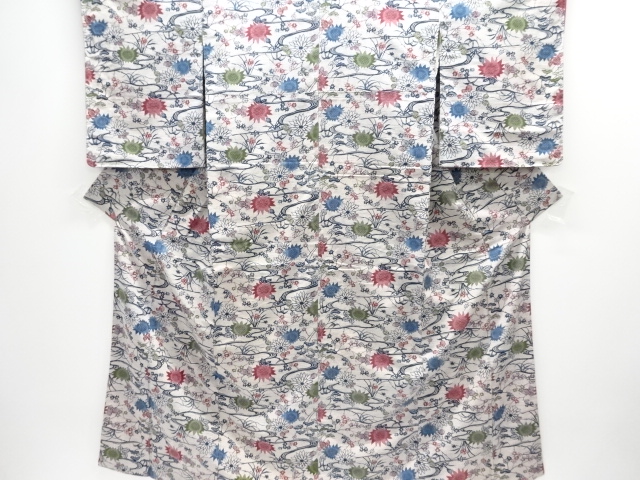 JAPANESE KIMONO / TSUMUGI / KIKU & STREAM